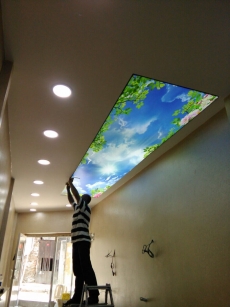 Taksim kuaf�r gergi tavan �al��mas�