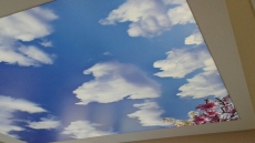 G�ky�z� Gergi tavan, Etiler gergi tavan